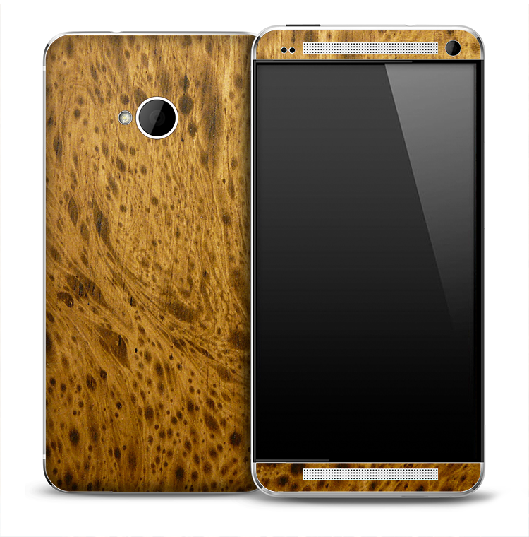 Fancy Natural Wood Skin for the HTC One Phone