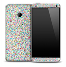 Colorful Glitter Skin for the HTC One Phone
