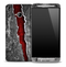 Red Tear Skin for the HTC One Phone