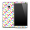 Color Peace and Polka Dots Pattern Skin for the HTC One Phone