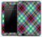 Green & Pink Plaid Skin for the Amazon Kindle