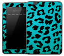 Blue Cheetah Skin for the Amazon Kindle