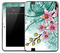 Artistic Green & Pink Flower Skin for the Amazon Kindle