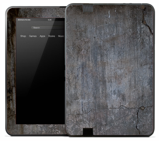 Rusted Cracked Metal Skin for the Amazon Kindle