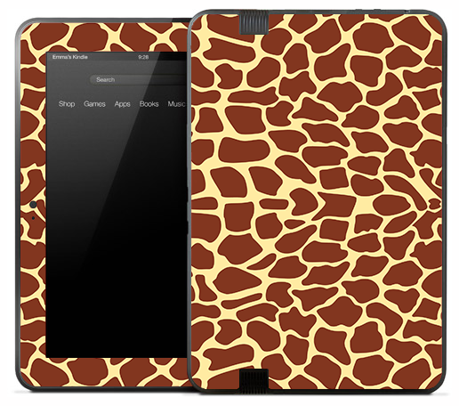 Cartoon Giraffe Skin for the Amazon Kindle