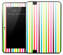 Bright Color Vertical Stripes Skin for the Amazon Kindle