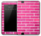 Bright Pink Brick Skin for the Amazon Kindle