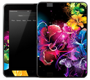 Neon Colorful Flowers Skin for the Amazon Kindle