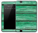 Copy of Vintage Horizontal Green Wood Skin for the Amazon Kindle