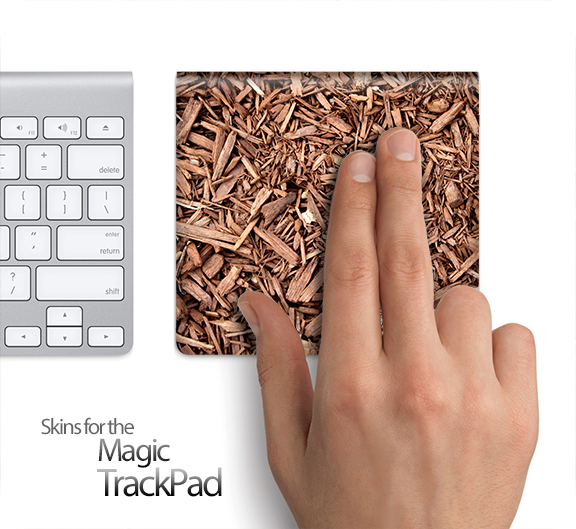 Wood Chips Skin for the Apple Magic Trackpad