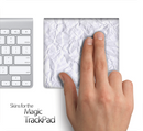 Crumpled White Paper Skin for the Apple Magic Trackpad