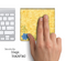Orange Abstract Floral Print Skin for the Apple Magic Trackpad