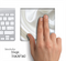 Silky White Dress Skin for the Apple Magic Trackpad