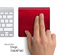Red Leather Skin for the Apple Magic Trackpad