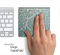 Green Lace Pattern Skin for the Apple Magic Trackpad