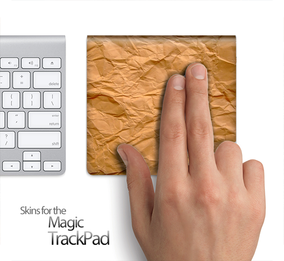 Paper Bag Skin for the Apple Magic Trackpad