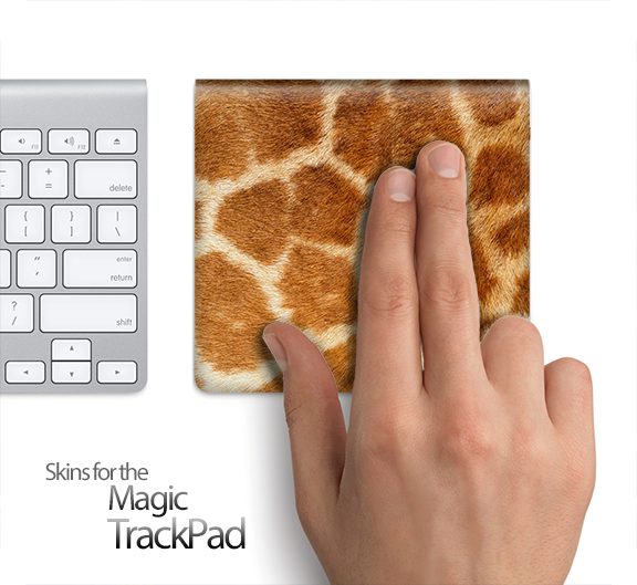 Real Giraffe Skin for the Apple Magic Trackpad