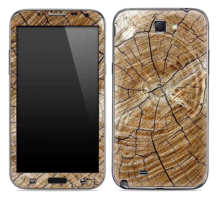 Cracked Wood Skin for the Samsung Galaxy Note 1 or 2