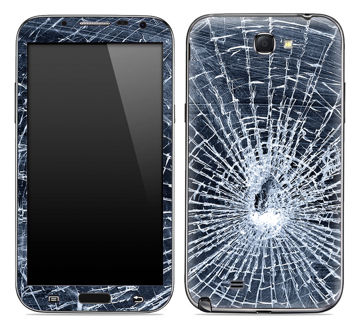 Shattered Glass Skin for the Samsung Galaxy Note 1 or 2