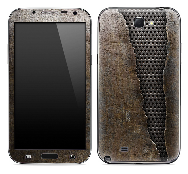 Ripped Metal Skin for the Samsung Galaxy Note 1 or 2