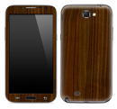 Walnut Wood Skin for the Samsung Galaxy Note 1 or 2