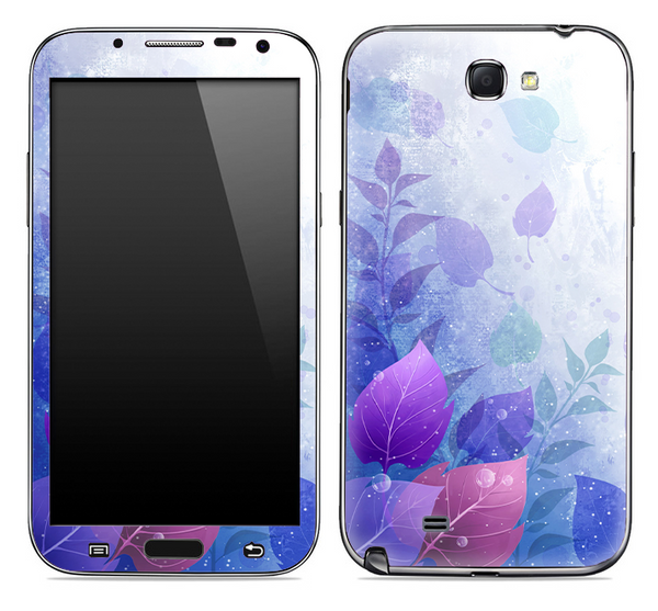 Purple Magic Floral Skin for the Samsung Galaxy Note 1 or 2