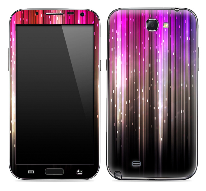 Neon Rain Skin for the Samsung Galaxy Note 1 or 2
