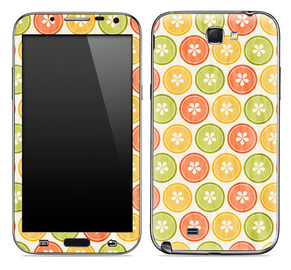 Vintage Colorful Button Skin for the Samsung Galaxy Note 1 or 2