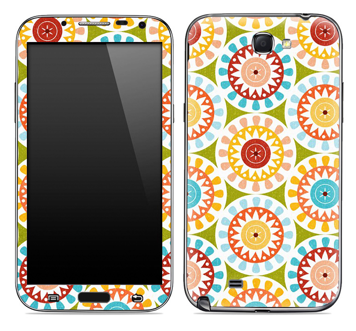 Vintage Abstract Circle Skin for the Samsung Galaxy Note 1 or 2
