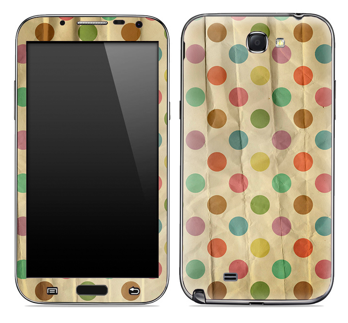 Vintage Polka Dotted Skin for the Samsung Galaxy Note 1 or 2
