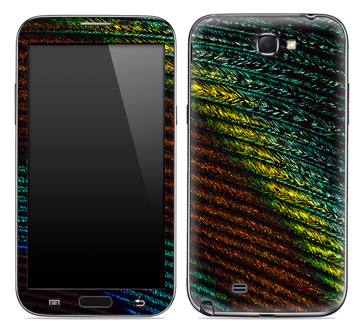 Peacock Feather Detail Skin for the Samsung Galaxy Note 1 or 2
