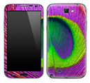 Neon Peacock 2 Skin for the Samsung Galaxy Note 1 or 2