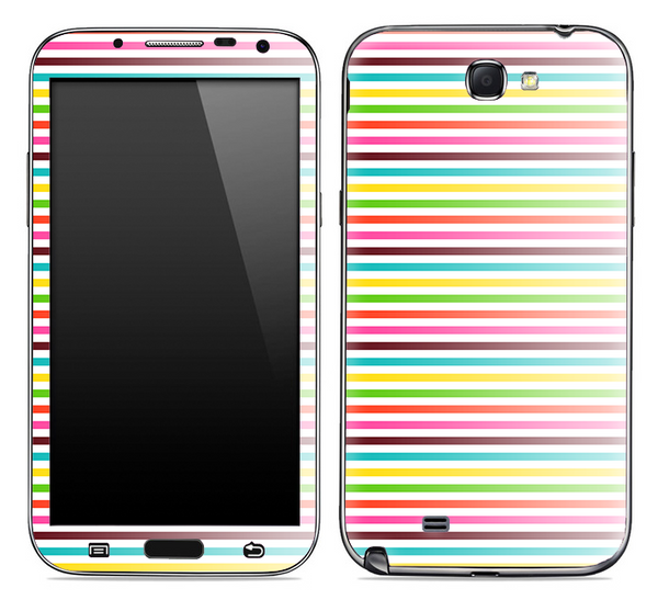Bright Neon Striped Skin for the Samsung Galaxy Note 1 or 2