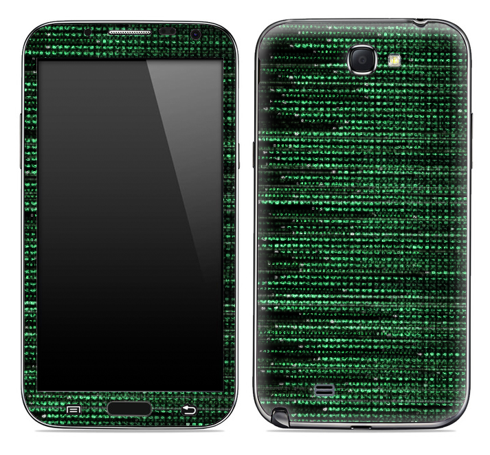 Coded Skin for the Samsung Galaxy Note 1 or 2