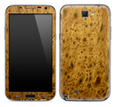 Burl Wood Skin for the Samsung Galaxy Note 1 or 2
