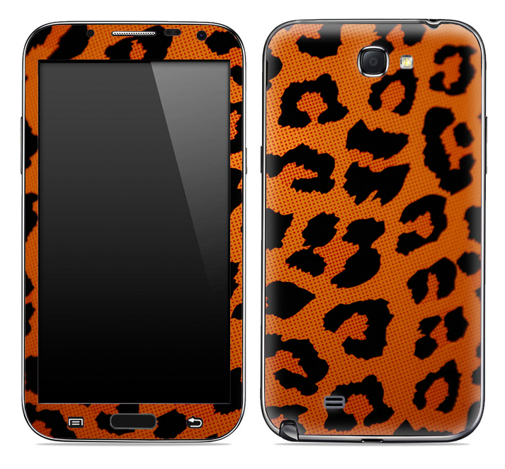 Orange Cheetah Animal Print Skin for the Samsung Galaxy Note 1 or 2