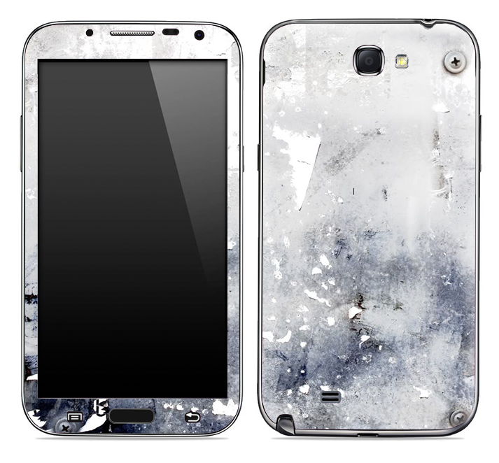 White Grungy Textured Skin for the Samsung Galaxy Note 1 or 2