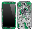 Green & White Bark Skin for the Samsung Galaxy Note 1 or 2