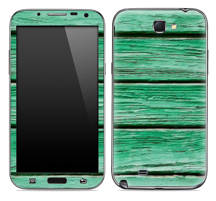 Green Aged Wood Skin for the Samsung Galaxy Note 1 or 2