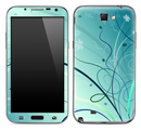 Green Abstract Swirled Skin for the Samsung Galaxy Note 1 or 2