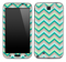 Subtle Green Chevron Pattern Skin for the Samsung Galaxy Note 1 or 2