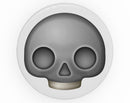 Skull Emoticon Emoji - Skin Kit for PopSockets and other Smartphone Extendable Grips & Stands