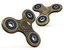 Slanted Golden Ridges Full-Body Fidget Spinner Skin-Kit