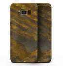 Slanted Golden Ridges - Samsung Galaxy S8 Full-Body Skin Kit