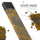 Slanted Golden Ridges - Premium Decal Protective Skin-Wrap Sticker compatible with the Juul Labs vaping device