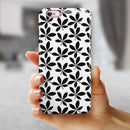 Slate Black 5 Leaf Clovers iPhone 6/6s or 6/6s Plus 2-Piece Hybrid INK-Fuzed Case