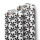 Slate Black 5 Leaf Clovers iPhone 6/6s or 6/6s Plus 2-Piece Hybrid INK-Fuzed Case