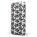Slate Black 5 Leaf Clovers iPhone 6/6s or 6/6s Plus 2-Piece Hybrid INK-Fuzed Case
