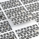 Slate Black 5 Leaf Clovers - Premium Protective Decal Skin-Kit for the Apple Credit Card