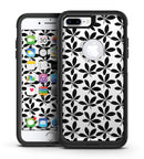Slate Black 5 Leaf Clovers - iPhone 7 or 7 Plus Commuter Case Skin Kit